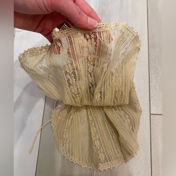 Elegant Victorian Style Dress Porcelain Doll Christmas Ornament - Picture 7 of 9